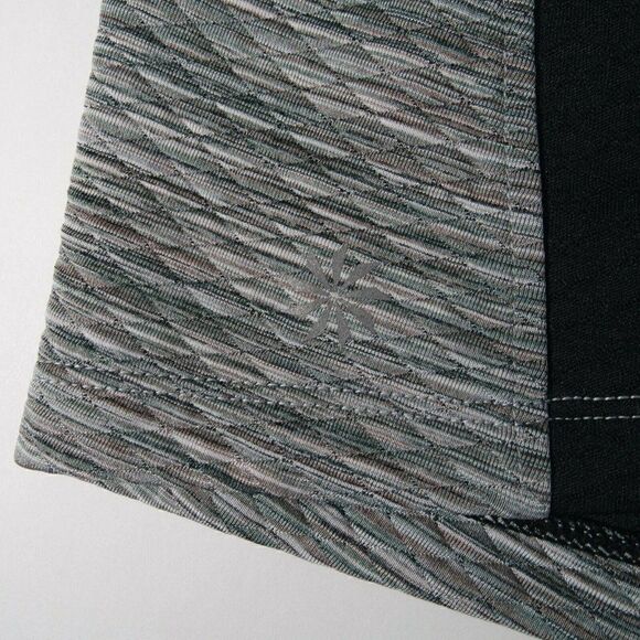 Athleta 1/2 Zip Womens Size XS Gray Black Mock Neck Sport Sweater Pullover Top - Picture 6 of 12